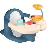 2 in 1 piccolo bagno smolito - tabella di attività regolabile - fissaggio mediante ventosa - adatto a superfici lisce - blu