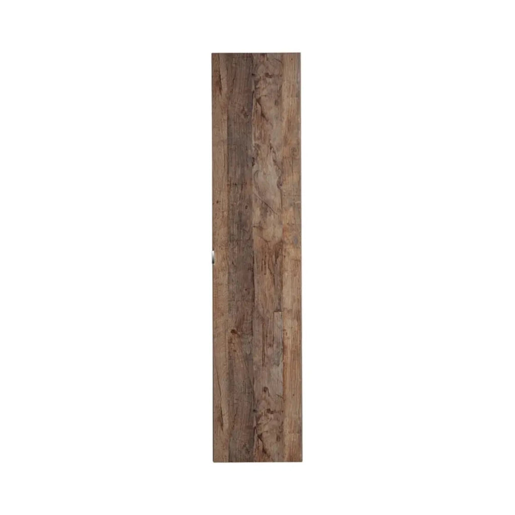 Colonna bagno VANTA rovere scuro 160 cm – Mobile sospeso con porta, cassetto e scaffali