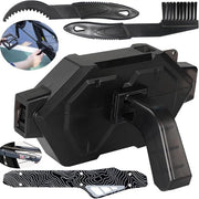 Kit di Pulizia Catena da Bicicletta Premium - Rapido e Professionale - Con 2 Setole e 1 Protezione Catena - Per una Pulizia Completa della Catena da Bicicletta.
