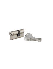 Cilindro europeo Transit 1 30 x 40 mm, nichelato, funzione emergenza, 5 chiavi – THIRARD
