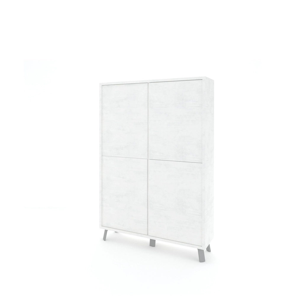Credenza alta VELBRUK bianco pietra