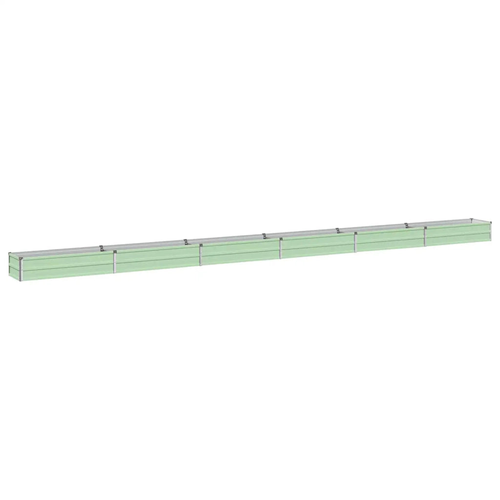 Letto rialzato da giardino Verde Pastello 600 x 40 x 24 cm 8006382