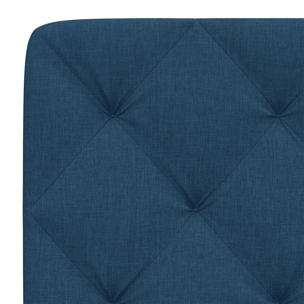 Cuscino Testiera-Cuscino per Testiera Blu 200 cm in Tessuto