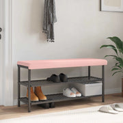 Cuscino per panchina Tessuto Sherpa Rosa Profondità 35 cm 42043382