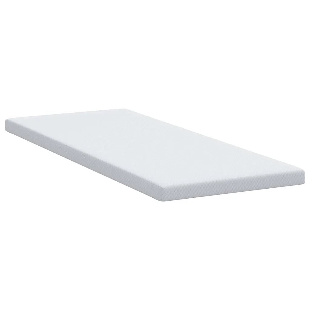 Topper per materasso Bianco 80 x 200 cm Tessuto Jacquard 4106232