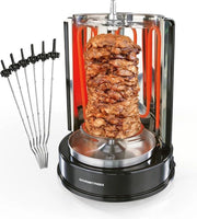 Grill elettrico verticale per kebab, gyros e shashlik da cucinare in casa