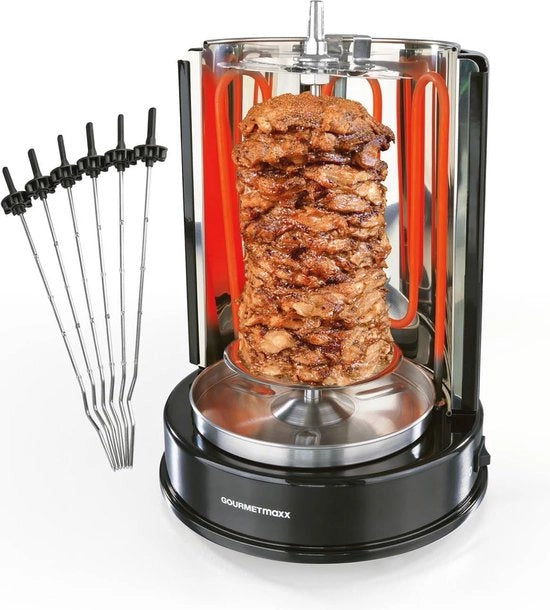 Grill elettrico verticale per kebab, gyros e shashlik da cucinare in casa