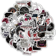 120 pezzi di adesivi per libri Dark Romance - adesivi per libri Halloween con Kindle - adesivi per libri con tema Halloween