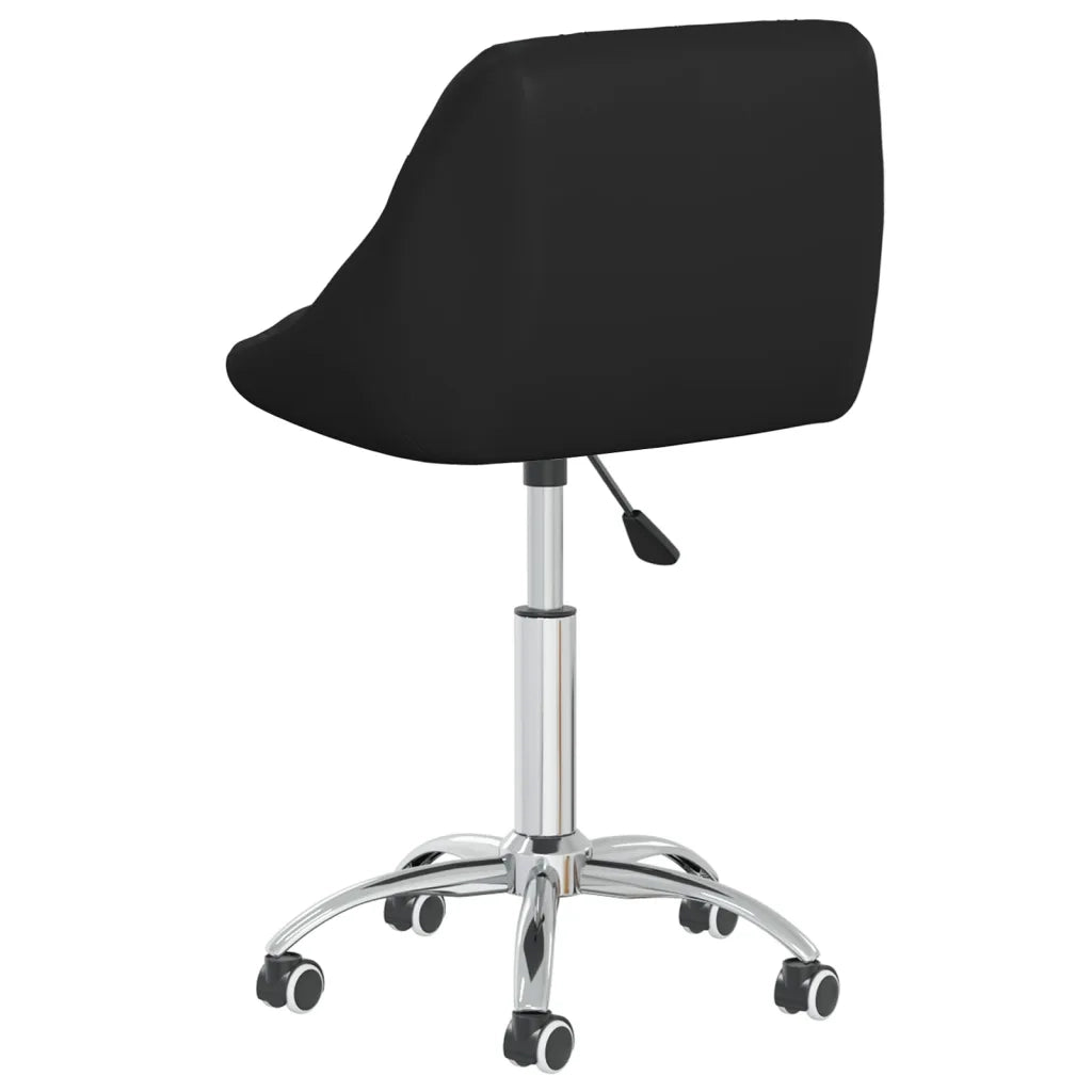 Sedie da Pranzo Girevoli 2 pz Nere in Similpelle cod mxl 57324