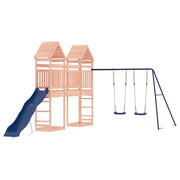 Altalena per parco giochi da esterno scivolo altalena robusta giochi da giardino 315 x 558 x 264 cm legno massello di abete Douglas 02_0004871