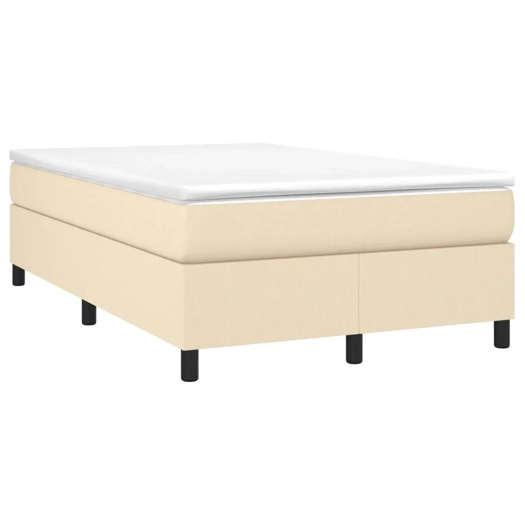 Struttura Letto a Rete a Molle Crema 120x200 cm Tessuto 3120851