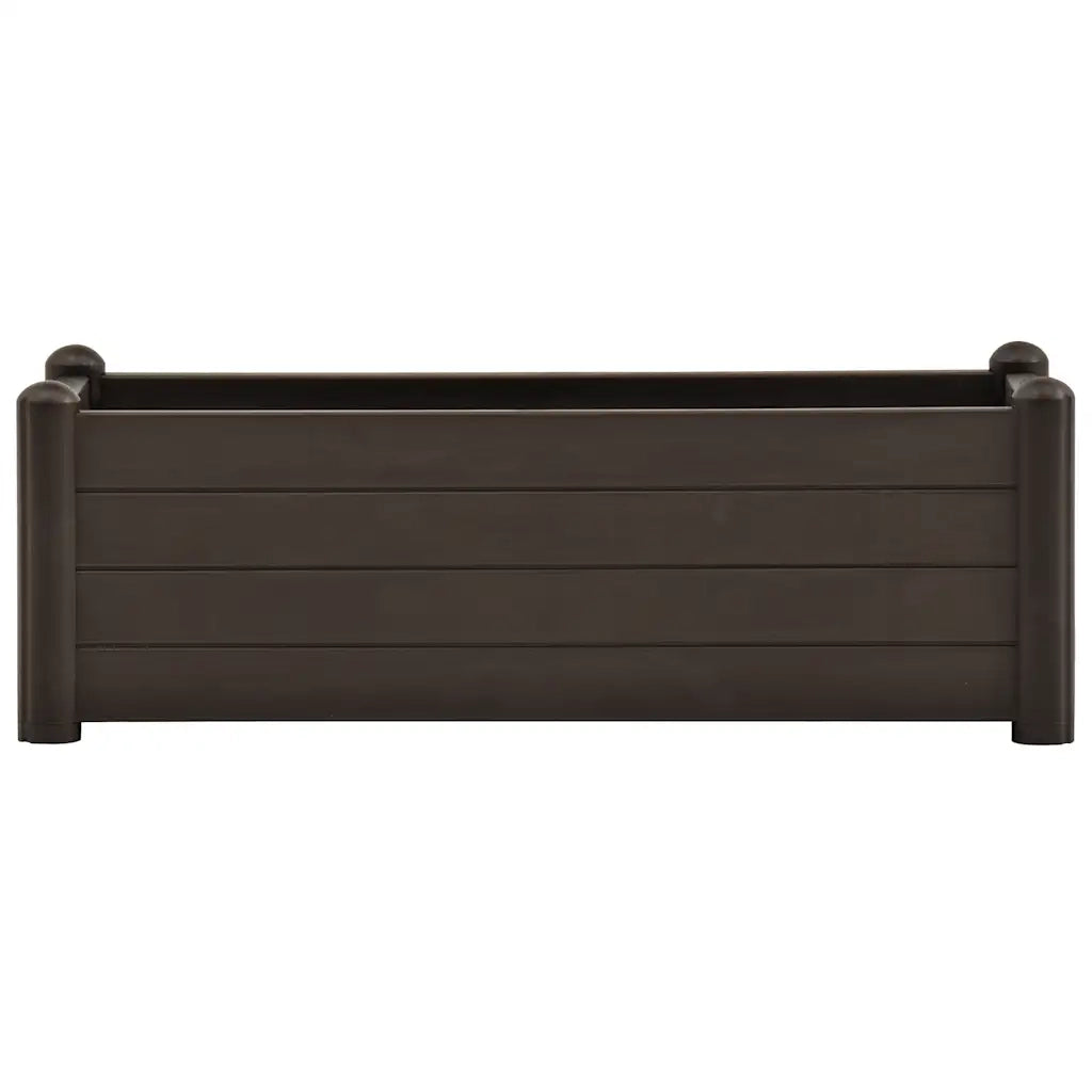 Fioriere | Cassetta per fiori | Letto Rialzato da Giardino in PP Moca 100x43x35 cm
