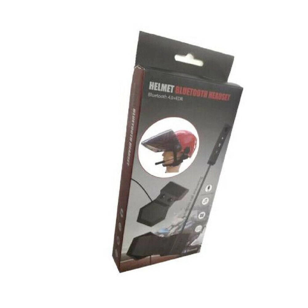Trade Shop - Headset Kit Microfono Auricolare Bluetooth Wireless Esterno Casco Moto Bt9 -