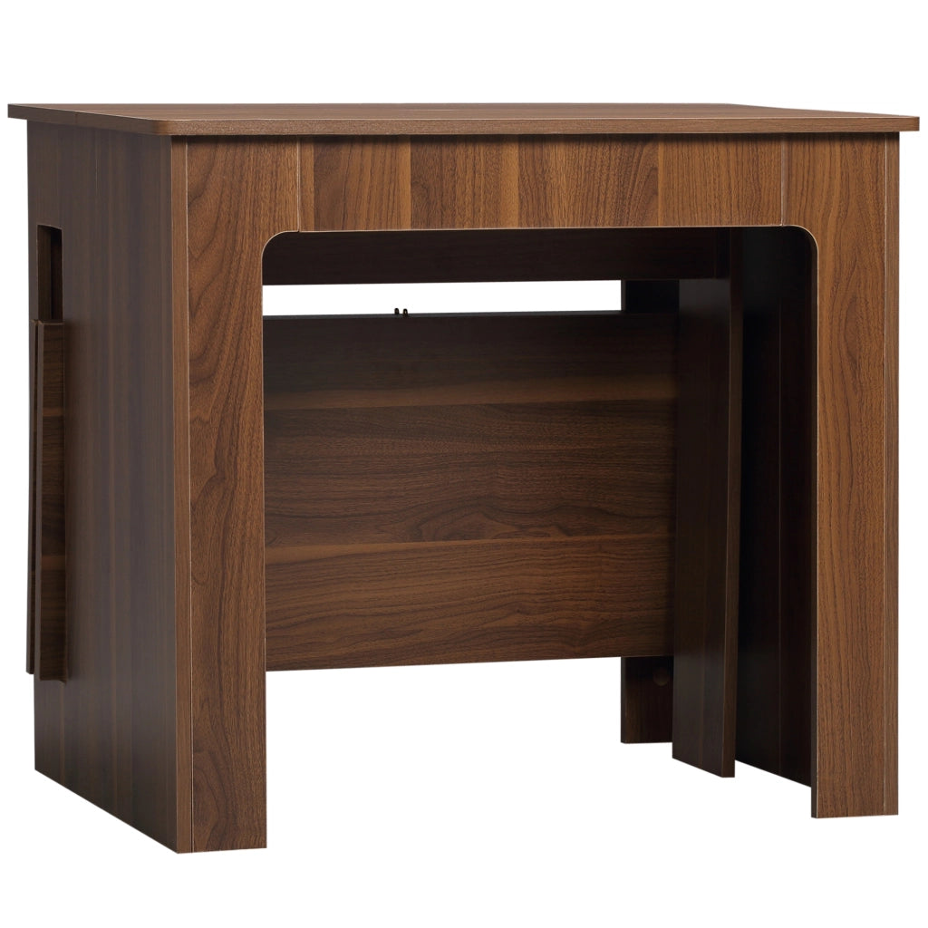 Tavolo da Pranzo Allungabile per 4-6 Persone ¨C Zephmum ¨C Legno Marrone 180x85x75 cm