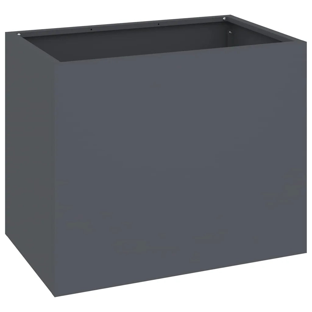 Vaso da giardino Antracite 50 x 32 x 40 cm 876352