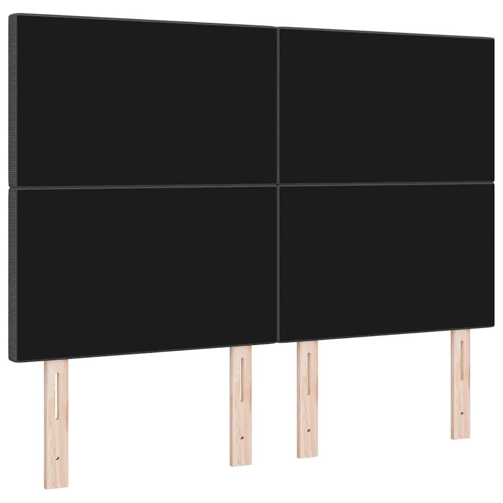 Testiera LED con testiera Grigio scuro 144 cm Tessuto in Cords 3338327