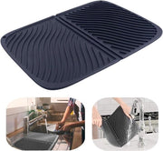 Sostegno in silicone grande amichevole con l'ambiente resistente al calore e alla lavastoviglie 17" x 12" (LSD nero)