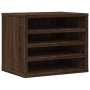 Organizer Scrivania Rovere Marrone 36x26x29,5 Legno Multistrato CFW6409150