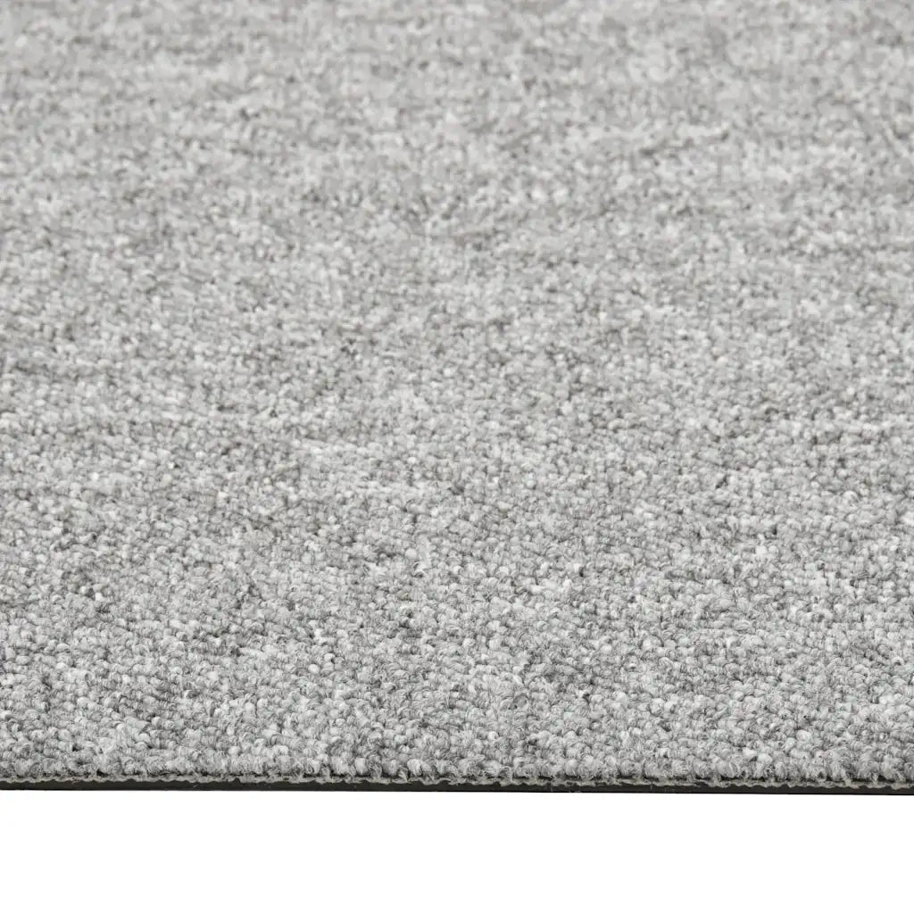 Quadrotte di Moquette 20 pz 5 m² 50x50 cm Grigio Chiaro 147310
