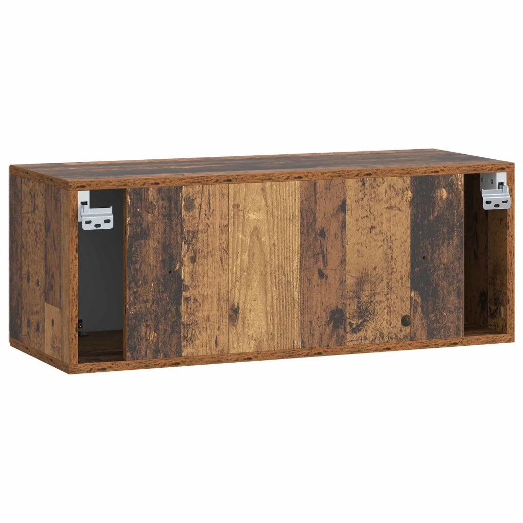 Mobile Porta TV da Muro Legno antico 78,5 x 31 x 30 cm 898043