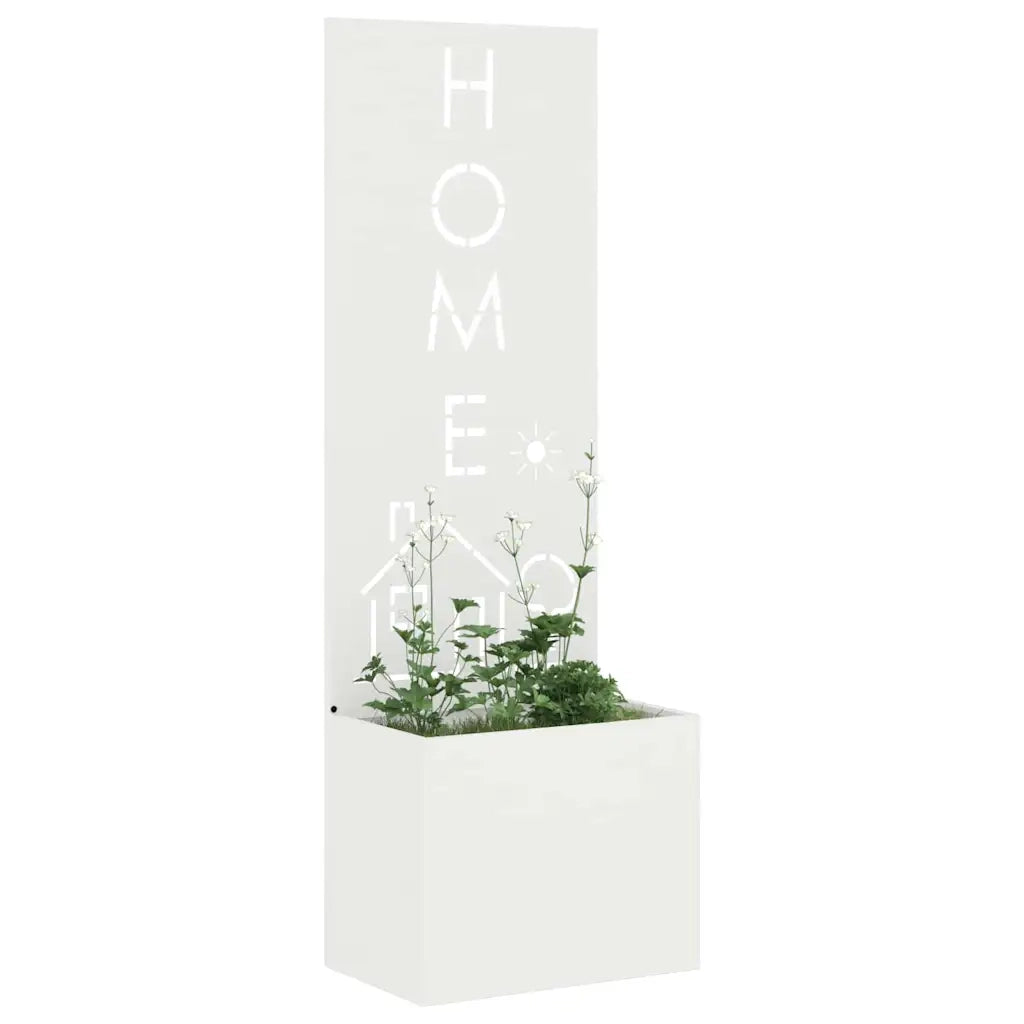 Schermo per privacy in giardino Traforo Bianco 50 x 150 cm CFW8282304