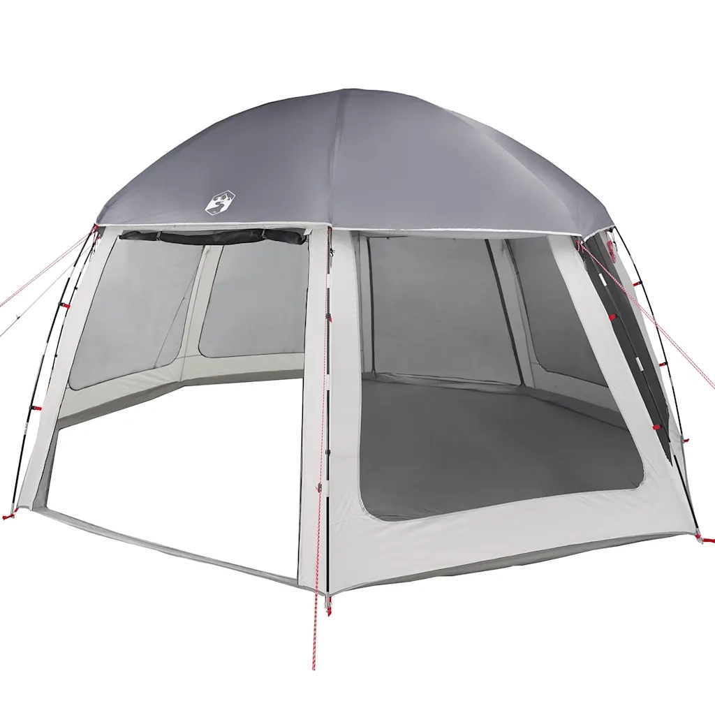 Tenda da piscina con Patta Rimovibile&Pareti in Rete 510x510 cm