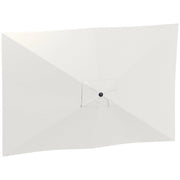 Telo Ombrellone Rettangolare 3x2 m ¨C Zephmum ¨C Poliestere Anti UV 50+ Beige