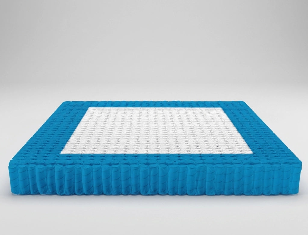 Materasso a Molle Insacchettate 140x200 cm H4 Altezza 25 cm con Schiuma Comfort e 7 Zone Ergonomiche OEKO-TEX