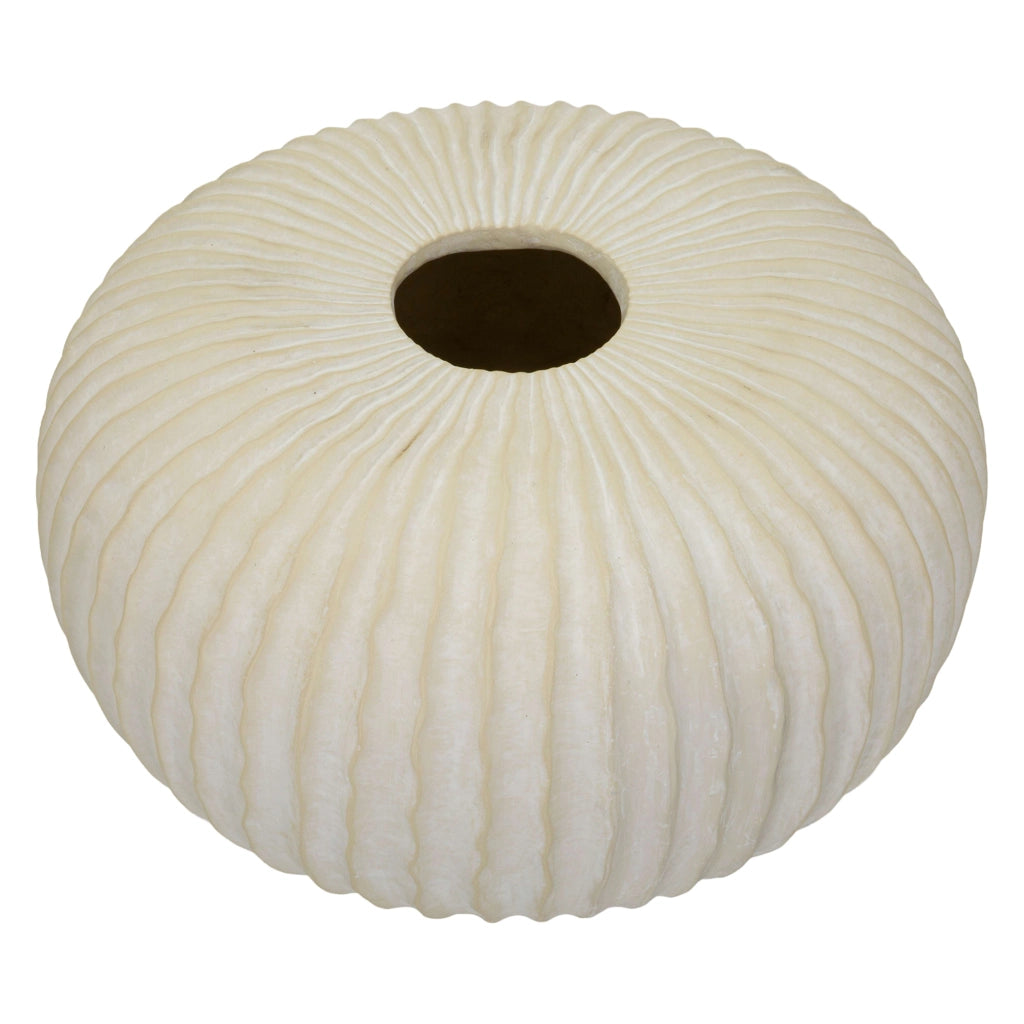 Famimiso, Vaso Texture Irregolare, Bianco Crema