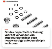 Sostituzione Chiave di Accoppiamento in Cromo ABS - 8 Pezzi - Duraturo - Installazione Facile - Alta Precisione - Chiave di Accoppiamento per Porta