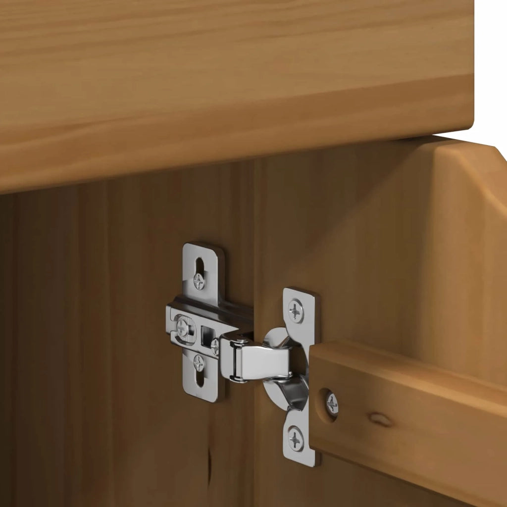 Mobile con Ruote con ruota Marrone miele 63,5 x 39 x 65,5 cm