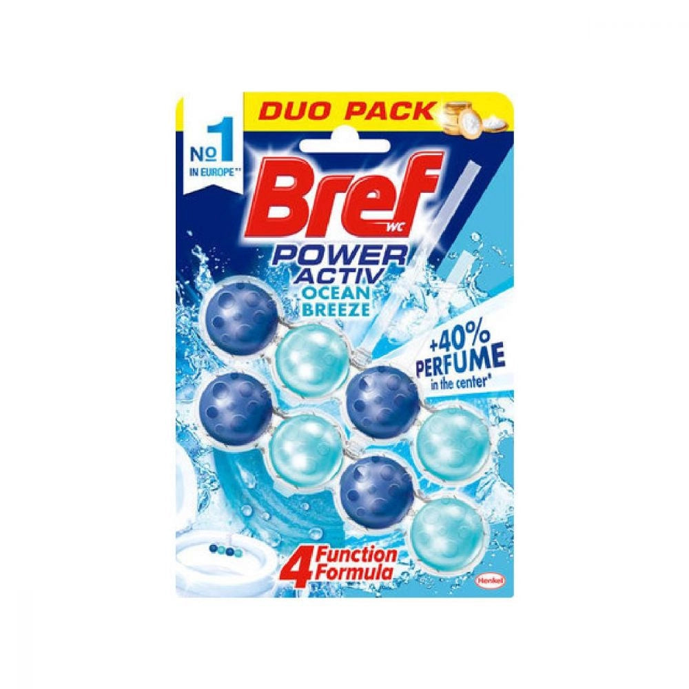 BREF WC POWER ACT PROFUMATORE BAGNO DOPPIO PROFUMO ASSORTITO TRA  OCEANO E PINO