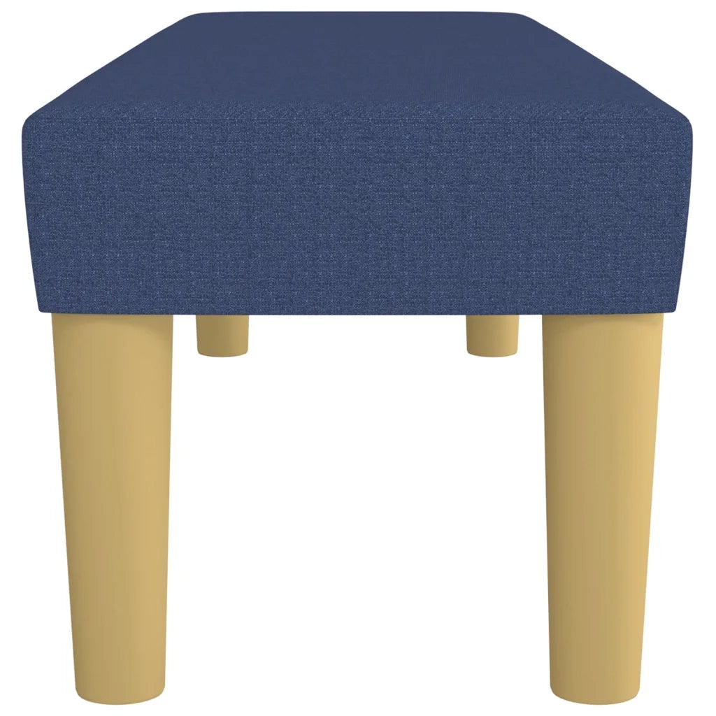 Panca Blu 100x30x30 cm in Tessuto 346658