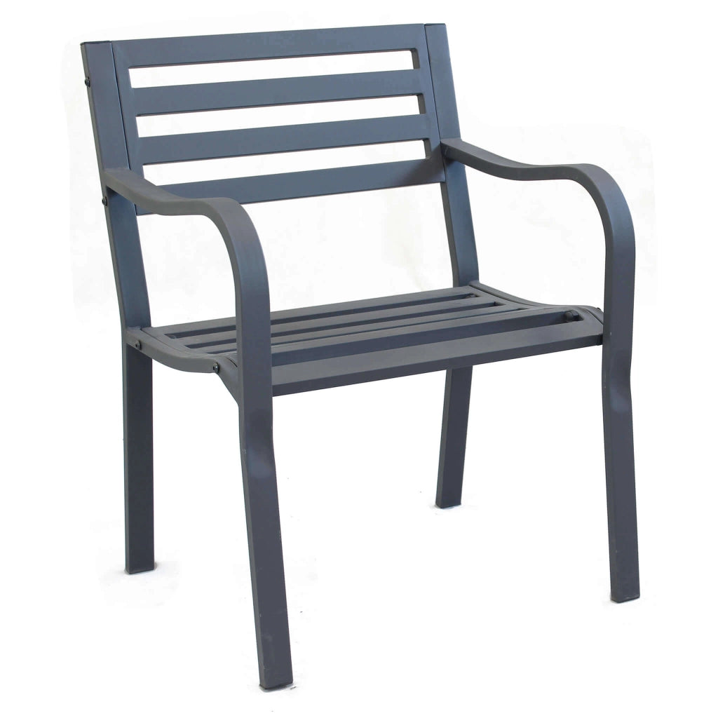 Poltrona da Giardino in Acciaio Acciaio cm 60x80x56 - BRENT