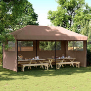 Tenda Party Marrone 292 x 580 x 315 cm Tessuto Oxford 42023658