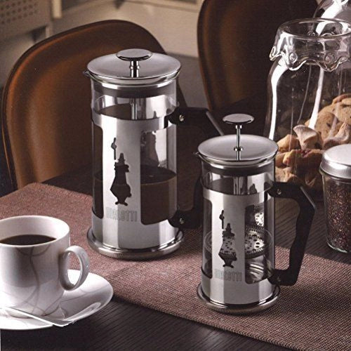 Bialetti French Press 1 L Nero, Argento, Trasparente