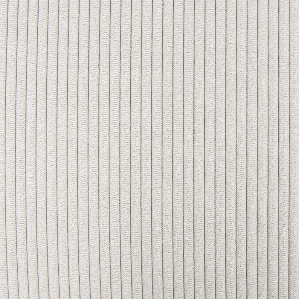 Ottomana moderna quadrata in velluto a coste bianco sporco 80 x 80 x 35 cm stile Contemporaneo soggiorno