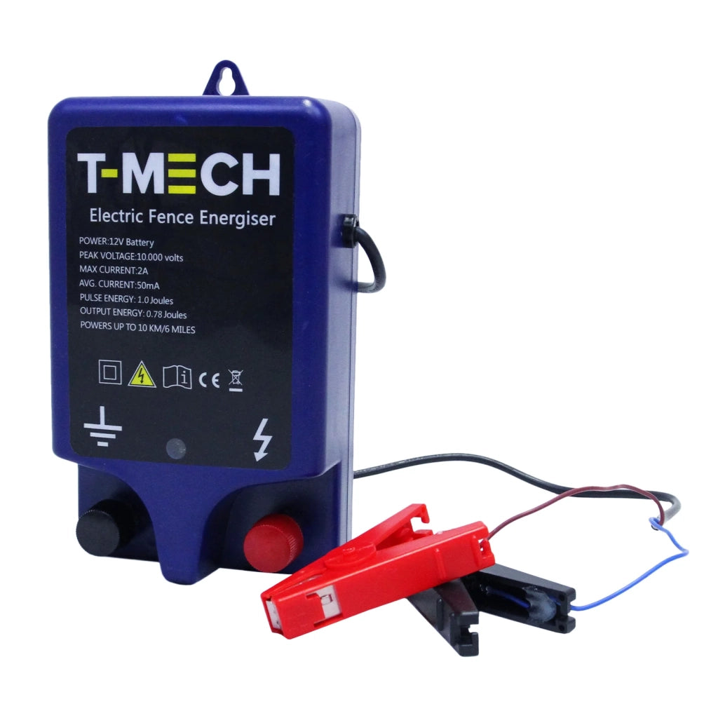 Elettrificatore a Batteria per Recinzioni per Animali 10000 volt Copertura 10km