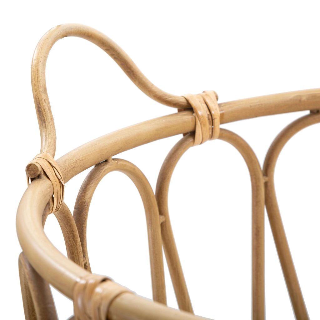 Suchit, Svuotatasche Intrecciatura Effetto Rattan, Marrone