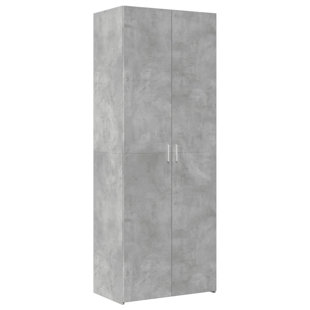 Credenza Grigio Cemento 70x42,5x185 cm in Legno Ingegnerizzato 3281430