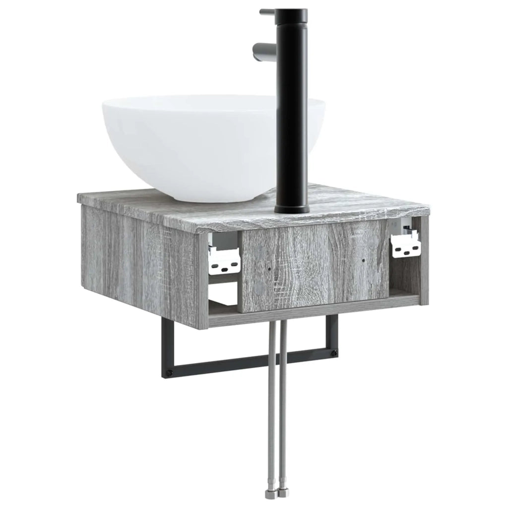 Lavabo da Parete Sonoma grigio 40 x 41 x 40,5 cm CFW3344740