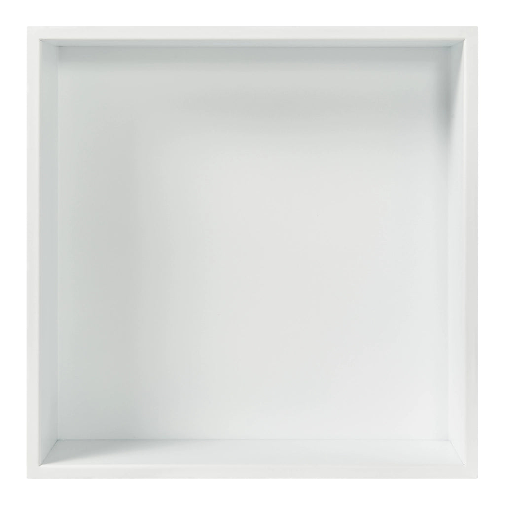 Mensola da Incasso Kristinehamn Nicchia da Parete 32 x 32 x 10 cm Bianco opaco [neu.haus]