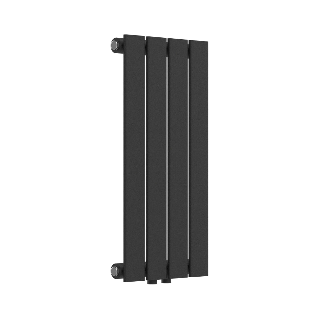 Radiatore a pannello dal design piatto 249 watt acciaio 60 x 30 cm nero 03_0010444