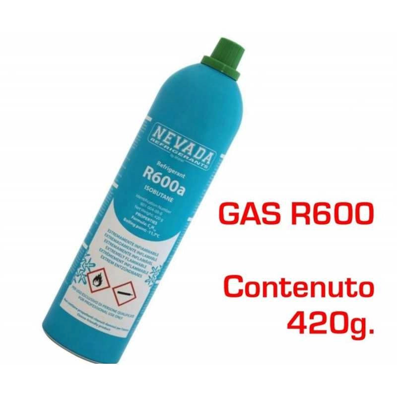BOMBOLETTA BOMBOLA GAS FREON R600A R600 PER FRIGORIFERO DOMESTICO 420GR. - UNIVERSALE