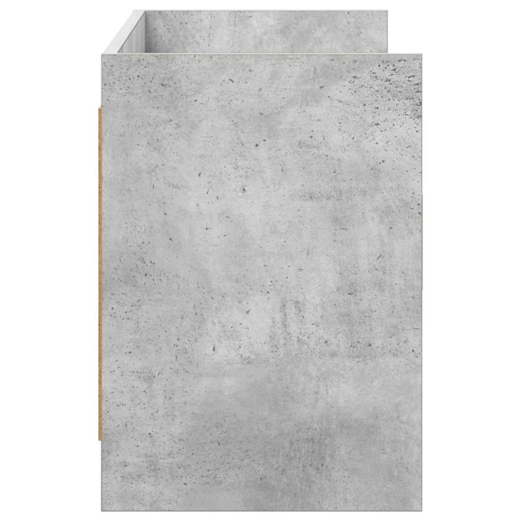 Mobile TV 130 x 33 x 47 cm Grigio Cemento Legno ingegnerizzato 8011174
