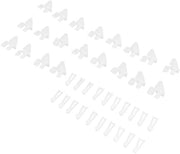 Controlli Alti 20 Set - 4 Gat Controlli Alti - Kit Clevis - Aeromodelli RC - Aeromodelli a Vela di Spugna - Materiale di Alta Qualità - Controlli Alti di Pilotaggio