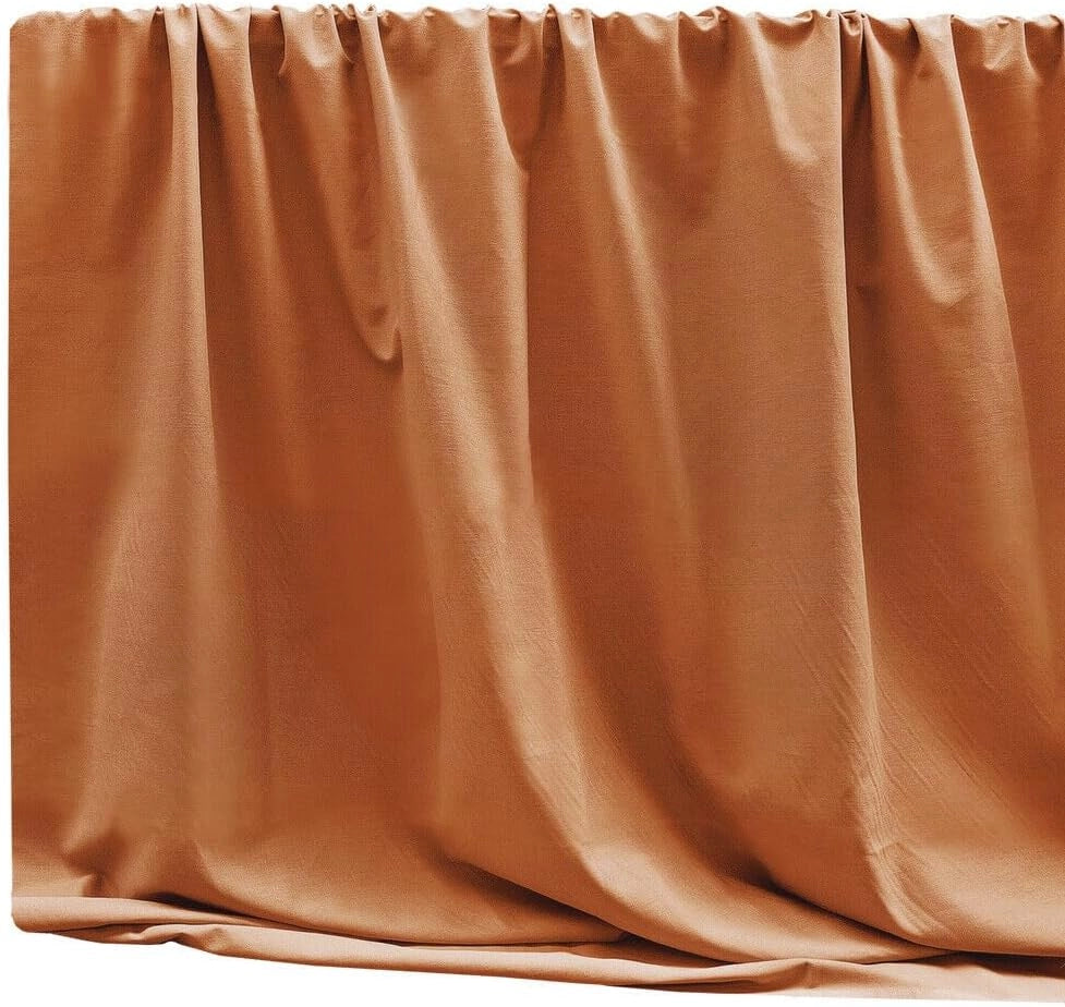 Telo Arredo Cotone 260x280 cm Copridivano Granfoulard Copriletto Tessuto Multiuso Marrone