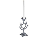 Standarizzazione candele candelabro - antico - per candele Ø 4 cm - 28,5 cm - argento