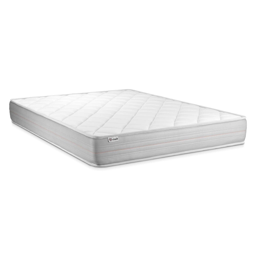 Letto con materasso VITALMEMO 150 x 190 cm Rete Kit Nero