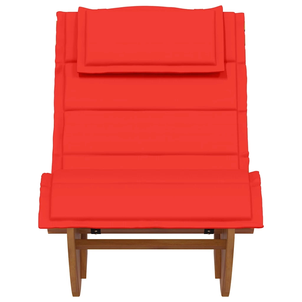 Lettino da sole 2 pcs Marrone Legno di Acacia Massello 3329138